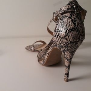 Snakeskin stilettos